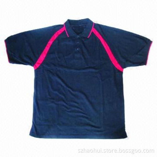 Men's Polo Shirt, Contrast Panel